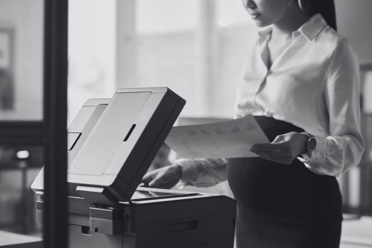 black and white printing